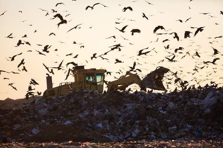 Landfill site.