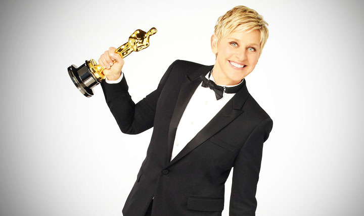 Ellen DeGeneres will host the Academy Awards on March 2.