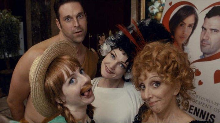 The stars of 'Working The Engels,' including Andrea Martin (right).