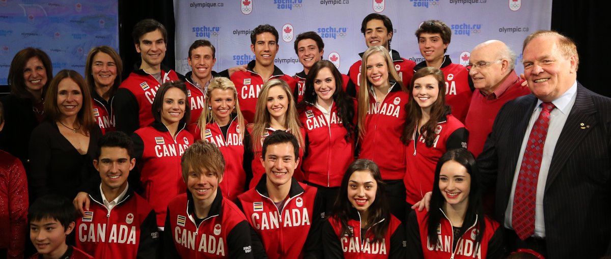 Canada's Olympic figure skating team.