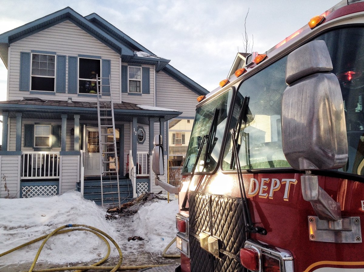 The Calgary Fire Department rushed to a home on Martha Meadows Bay around 4:30 p.m. on Friday, February 14, 2014.