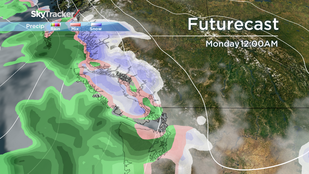 A Blast Of Winter Hits B.C.: Which Areas Will See Snow, Freezing Rain ...