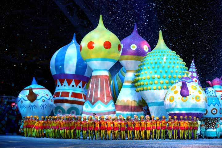 St. Basil's Cathedral in the Opening Ceremony