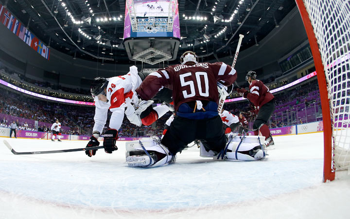 Canada vs Latvia: Quarterfinals of the men’s hockey tournament in Sochi