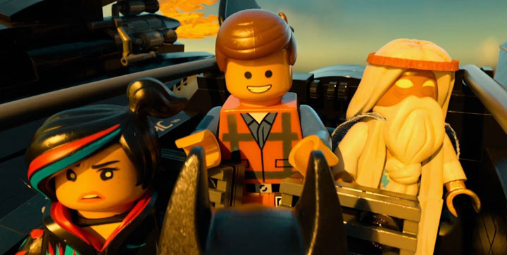 A scene from 'The LEGO Movie.'.