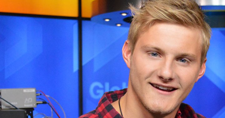 14 Canadian Actor Alex Ludwig Appears On The Morning Show Stock