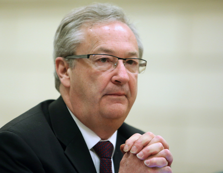 Marc Maynard, Chief of Elections Canada, appears before a House of Commons committee in Ottawa, Thursday February 6, 2014.