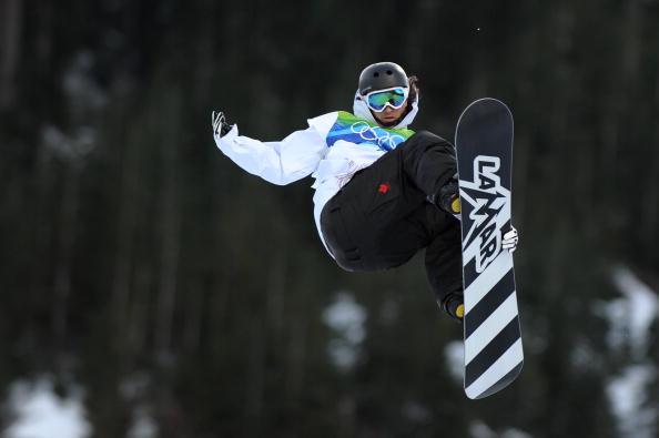 Canada's Brad Martin competes in the men's Snowboard Halfpipe qualifications on February 17, 2010 at Cypress Mountain, north of Vancouver during the Vancouver Winter Olympics.