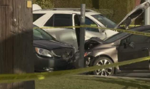 Multi-car accident in Burnaby