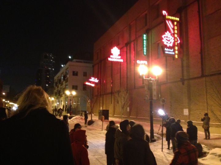 Edmonton's Neon Sign Museum flickered to life on 104 Street Friday, Feb. 21, 2014.