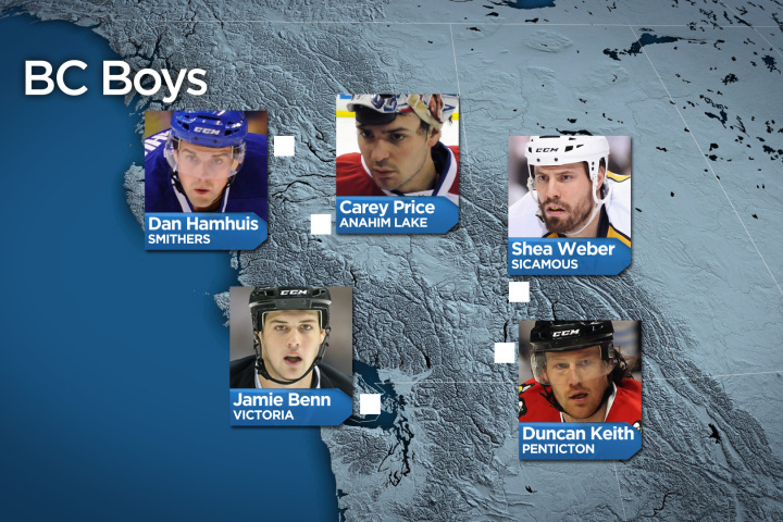 The men's hockey team is one of many areas where British Columbia is well represented these games. 