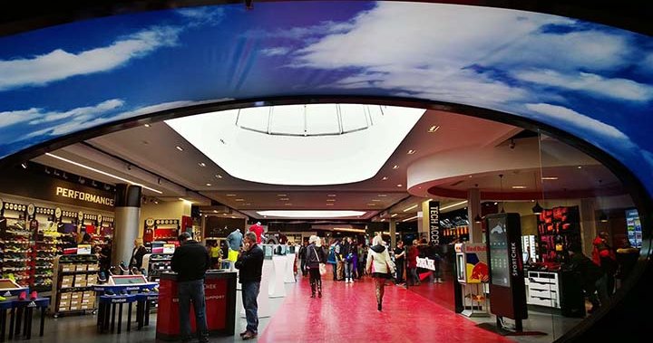New cutting-edge Sports Chek at WEM combines media with brick and mortar  shopping