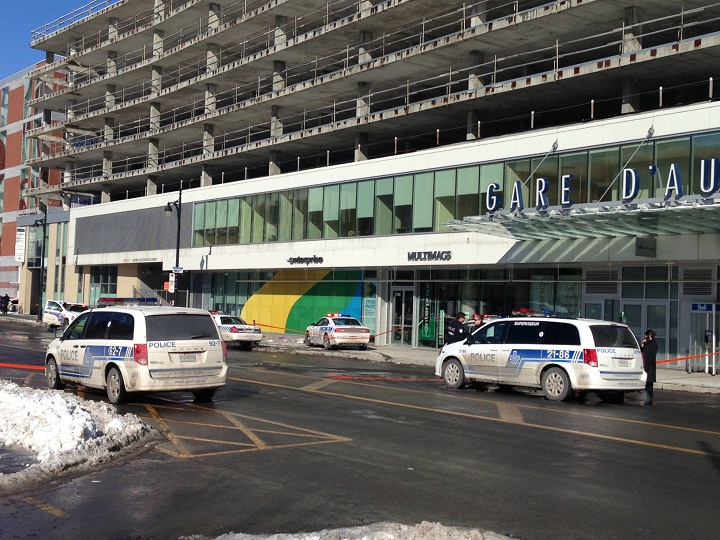 A man is fighting for his life after being shot by police in downtown Montreal on Monday, February 3, 2014.