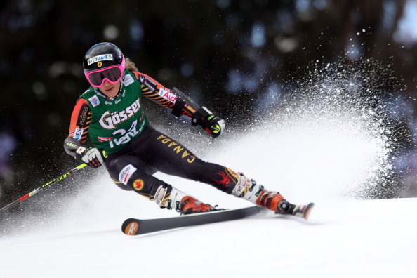 Marie-Pier Prefontaine of Canada competes during the Audi FIS Alpine Ski World Cup Women's Giant Slalom on December 28, 2013 in Lienz, Austria. 