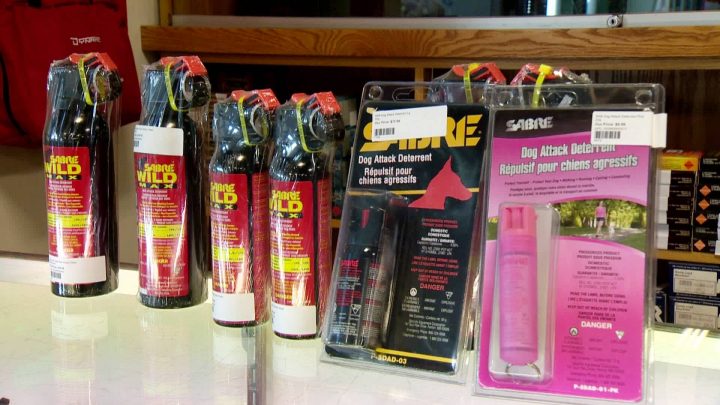 The active ingredient in pepper spray is capsaicin, which is also in bear spray and dog spray.