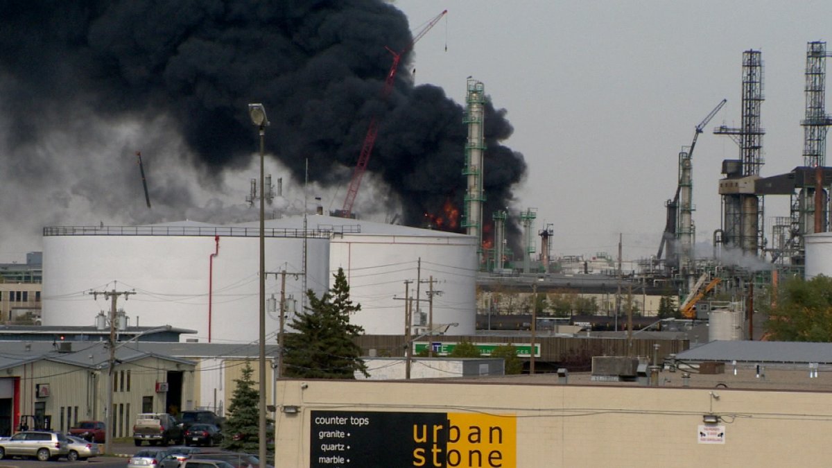 Four workers injured in an explosion at a Regina refinery are suing the company for negligence.