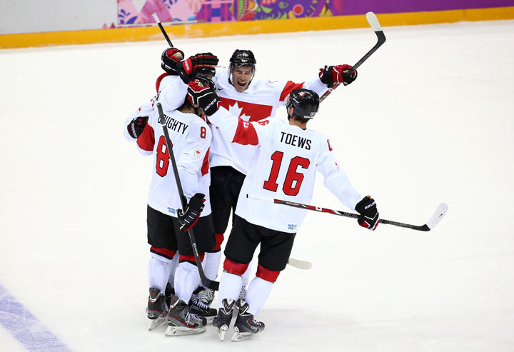Canada vs Latvia: Quarterfinals of the men’s hockey tournament in Sochi