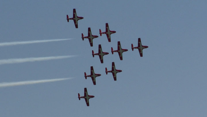 Federal cuts force Snowbirds aerobatic team to cut all U.S. performance for 2014.