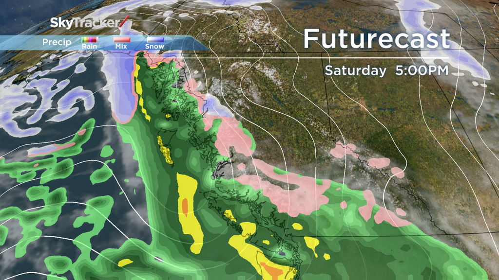 It's going to be a stormy weekend for many parts of B.C.