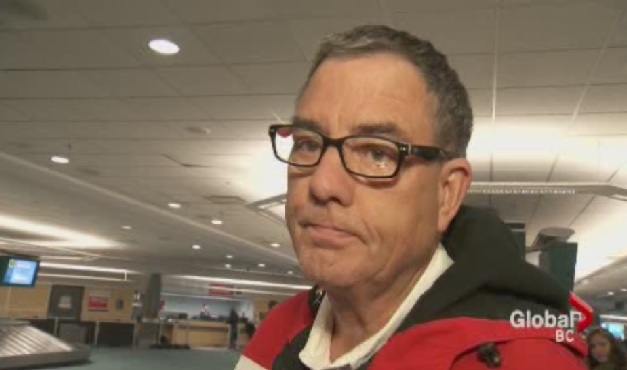 Vancouver councillor Tim Stevenson returned from Sochi on Sunday night.