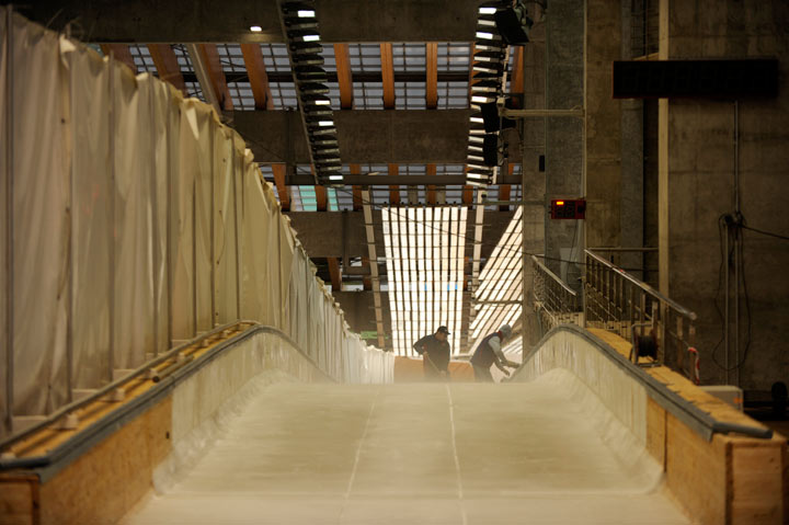 Sanki Sliding Center start zone