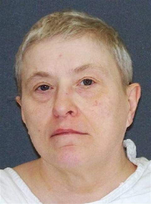 This handout image provided by the Texas Department of Criminal Justice shows capital murder defendant Suzanne Basso. On Wednesday, Feb 5, 2014 Basso, 59, is scheduled to die for for the torture slaying of Louis “Buddy” Musso, a mentally impaired man near Houston more than 15 years ago.(AP Photo/Texas Department of Criminal Justice).