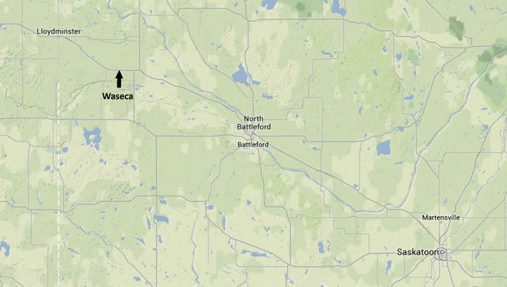 Woman dies after being stuck while walking on Highway 16 near Waseca, Saskatchewan.