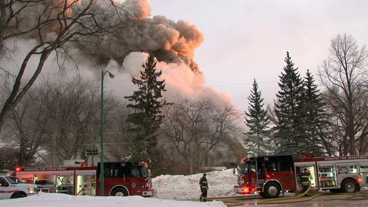 WATCH: Fire rips through historic Winnipeg mansion - Winnipeg ...