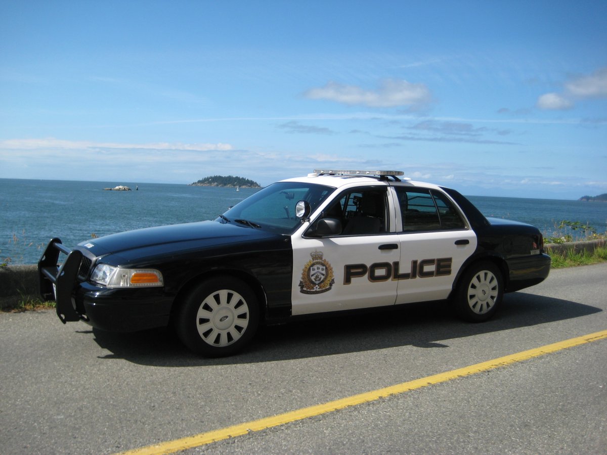 West Vancouver Police cruiser.