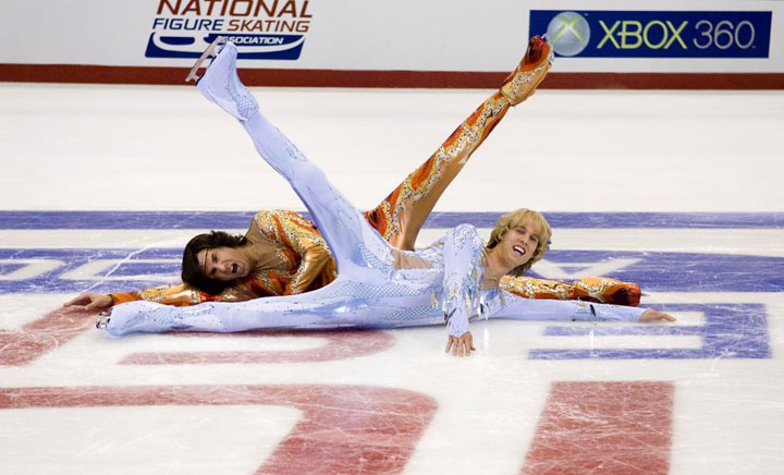 Will Ferrell and Jon Heder in a scene from 'Blades of Glory.'.