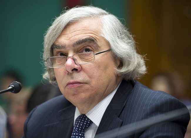FILE - In this Sept. 18, 2013 file photo, Energy Secretary Ernest Moniz testifies on Capitol Hill in Washington.