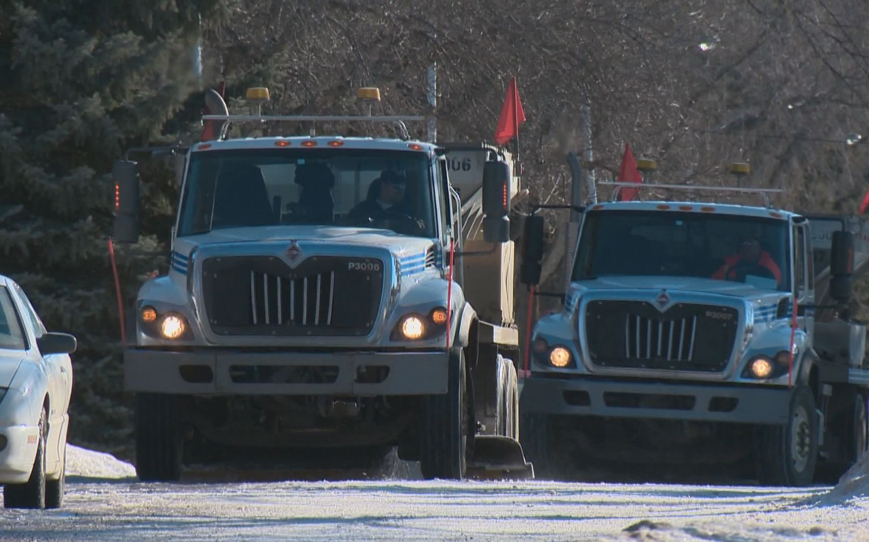 City crews tackle neighbourhood blading and spring run-off - Edmonton ...