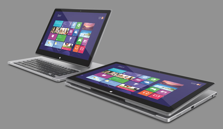 Acer Aspire R7 from small footprint notebook to table tablet