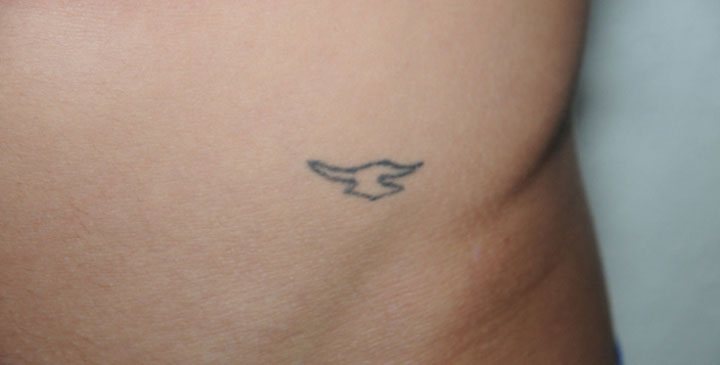 Justin Bieber tattoo hip