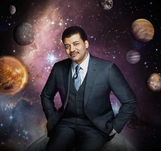 Astrophysicist Neil deGrasse Tyson, the new voice of Cosmos.