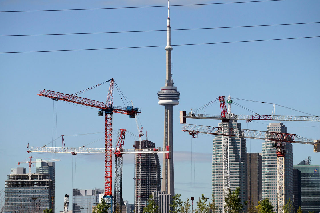 New permits for residential units like townhouses, semidetached houses and condos surged in January.
