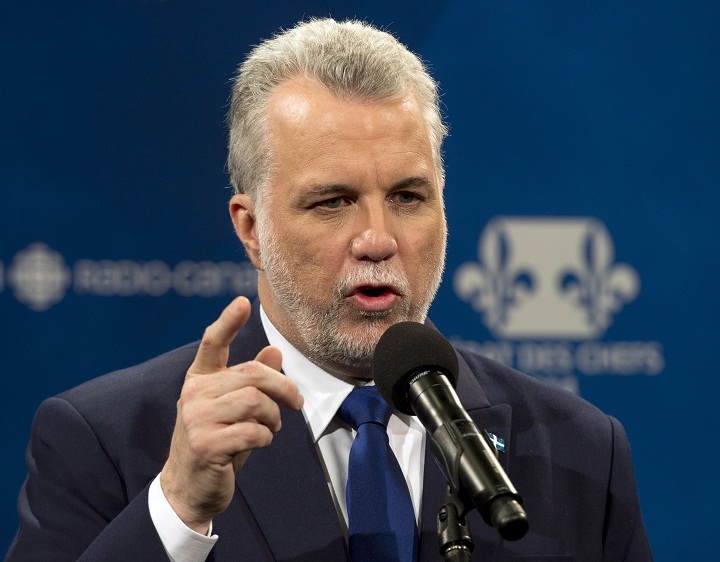 Liberal party leader Philippe Couillard