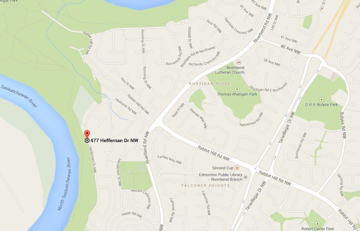 The woman and her dogs were walking near the North Saskatchewan River, in the area of Herring Cooper Way and Heffernan Drive when they were approached by coyotes.