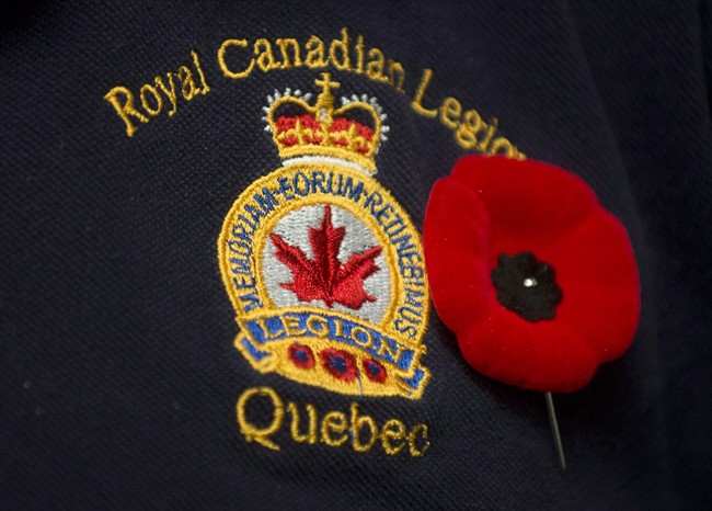 Royal Canadian Legion poppies
