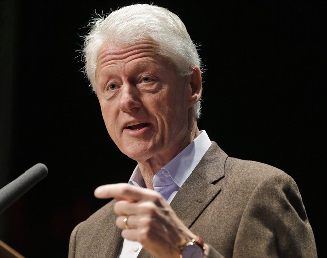Former President Bill Clinton speaks in Charlottesville, Va., Oct.30, 2013. 