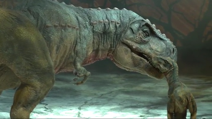 An image from Walking with Dinosaurs the Arena Spectacular.