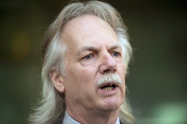 Jim Iker, President of the British Columbia Teachers Federation, speaks in a Sept., 9, 2013 photo in Vancouver. 