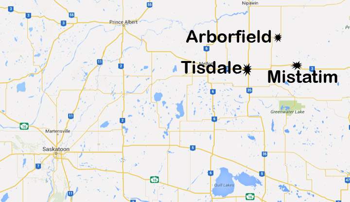 Search warrants served in three Saskatchewan communities resulting in multiple drug trafficking charges.