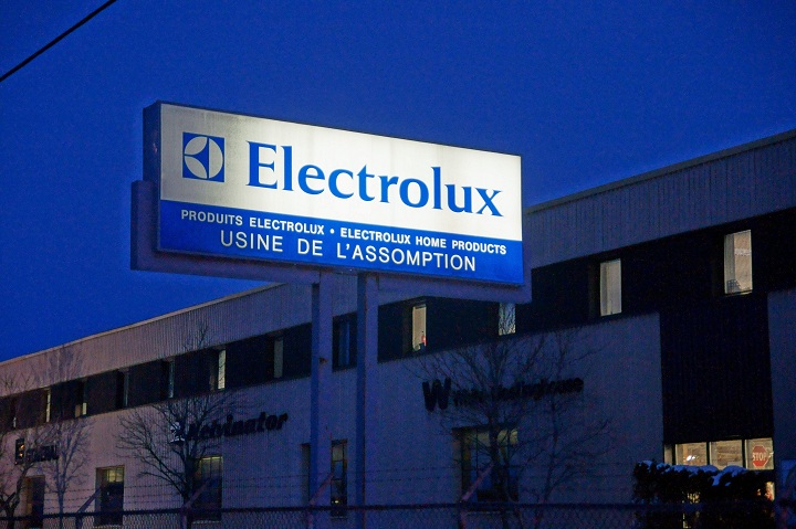 Electrolux plant in L'Assomption Quebec