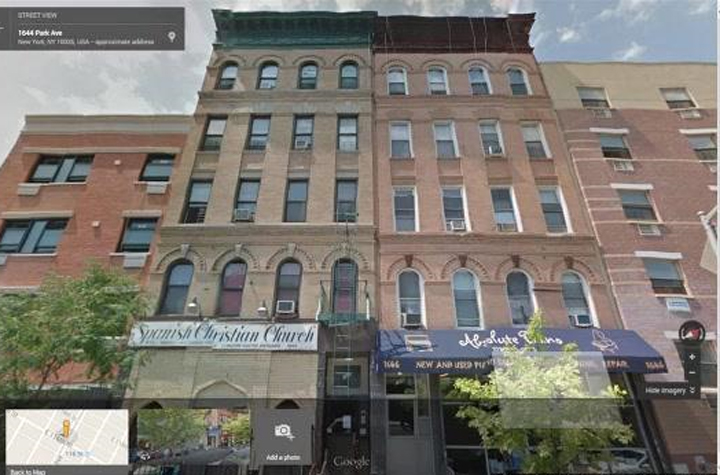 Google Maps street view of buildings prior to explosion.