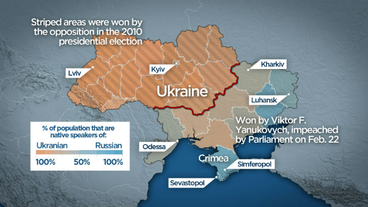 Three maps to help understand what’s going on in Ukraine - National  Globalnews.ca