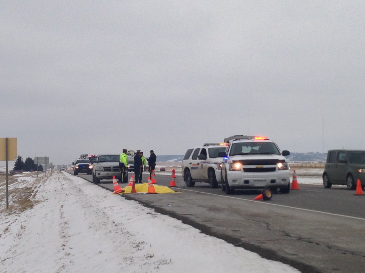 A man was killed on the Trans-Canada Highway on Tuesday afternoon.