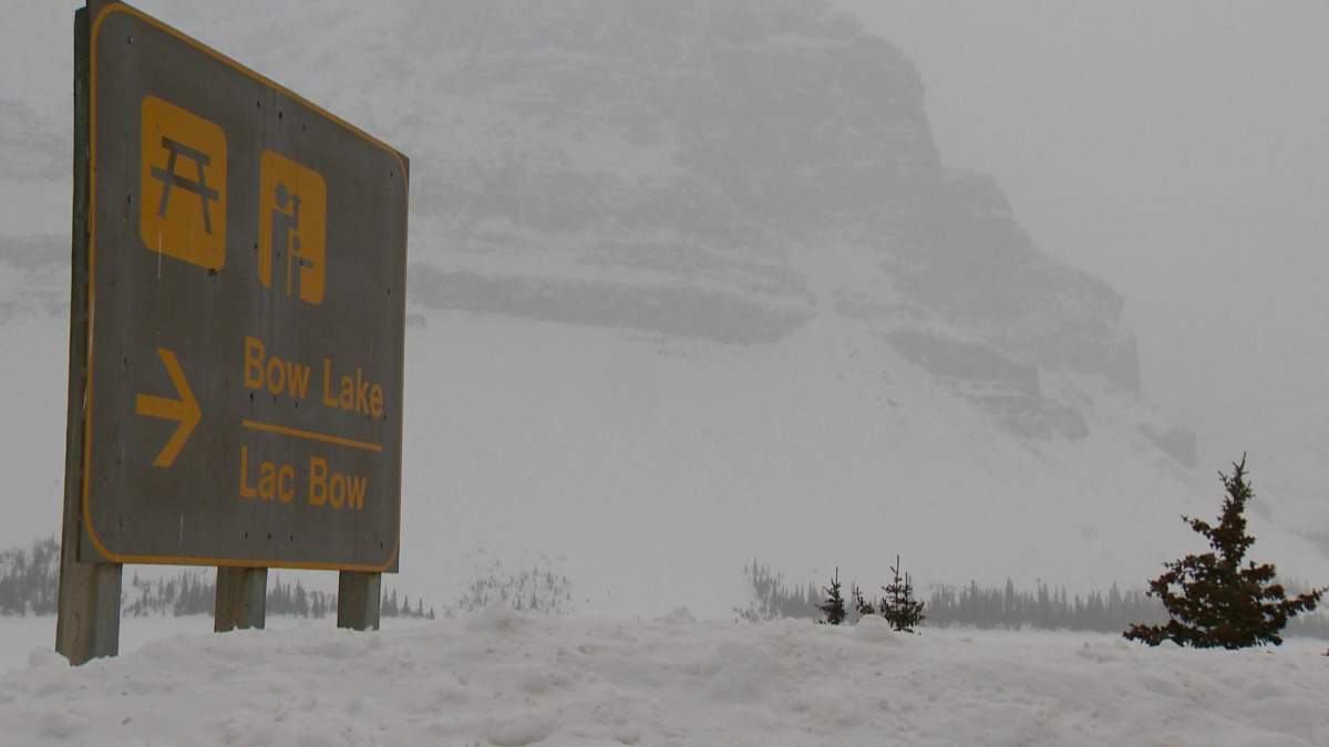 Highway 93 in Banff National Park