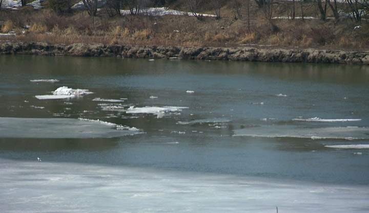 The Saskatoon Fire Department is warning people to stay off the ice.