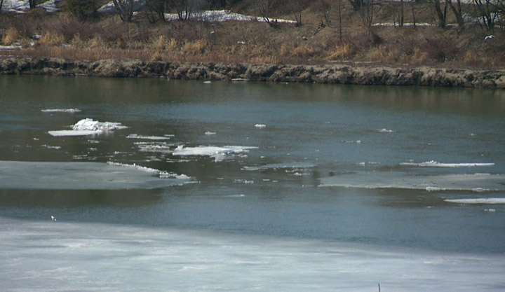 The Saskatoon Fire Department is warning people to stay off the ice.